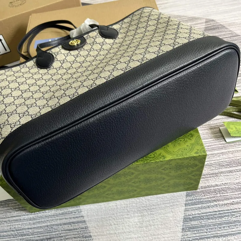 Gucci 739730 Ophidia Střední Taška Bežová a Modrá