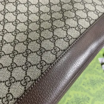 Gucci 739730 Ophidia Střední Taška Bežová a Hnědá