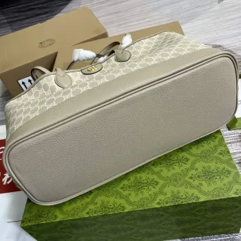 Gucci 739730 Ophidia Střední Taška Bežová a Ovesná