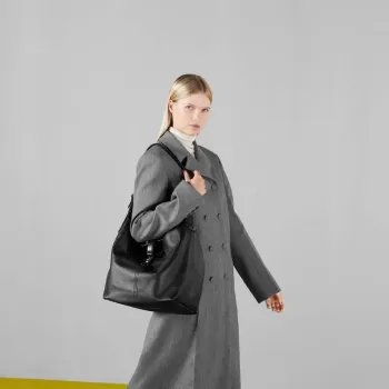 Gucci 763103 Gucci Jackie 1961 Malá ramenní taška Černá kůže