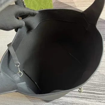 Gucci 763103 Gucci Jackie 1961 Malá ramenní taška Černá kůže