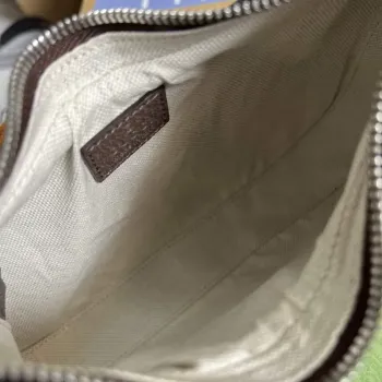 Gucci 699409 Gucci Attache Malá Kabelka přes Rameno Béžová a Hnědá