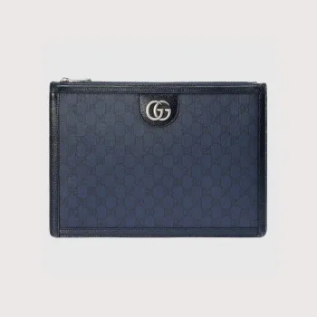 Gucci 674078 Ophidia Portfolio Case Modrá a černá