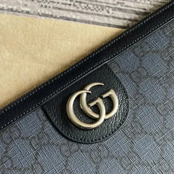 Gucci 674078 Ophidia Portfolio Case Modrá a černá
