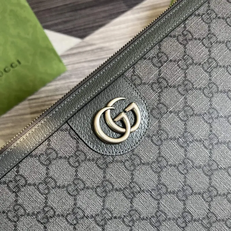 Gucci 674078 Ophidia Portfolio Case Šedá