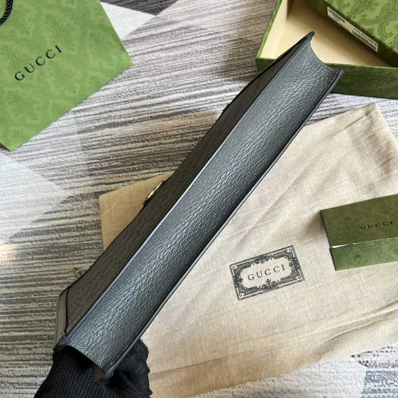 Gucci 674078 Ophidia Portfolio Case Šedá