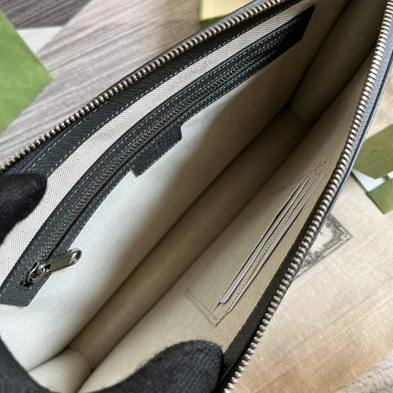 Gucci 674078 Ophidia Portfolio Case Šedá