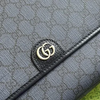 Gucci 761741 Ophidia Střední Messenger Taška Modrá