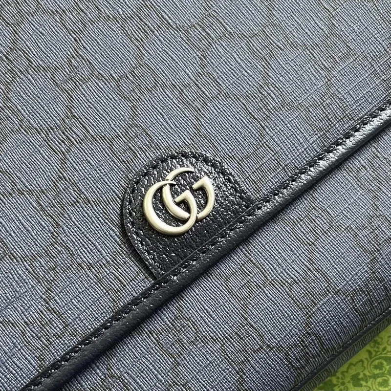 Gucci 761741 Ophidia Střední Messenger Taška Modrá