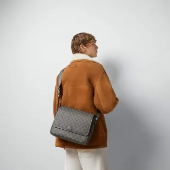 Gucci 761741 Ophidia Messenger Taška Šedá