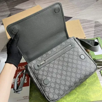 Gucci 761741 Ophidia Messenger Taška Šedá