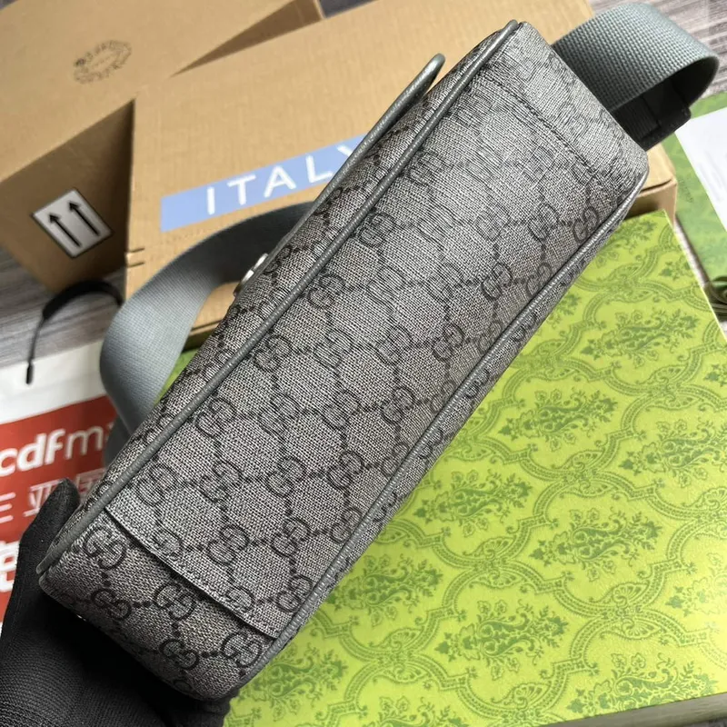Gucci 761741 Ophidia Messenger Taška Šedá