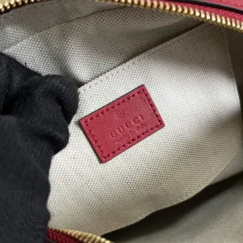 Gucci 742360 Gucci Blondie malá kabelka přes rameno červená kůže