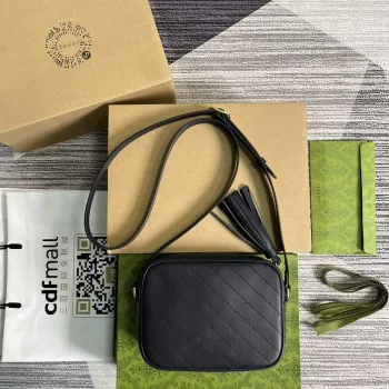 Gucci 742360 Gucci Blondie malá kabelka přes rameno námořnická modrá kůže