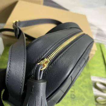 Gucci 742360 Gucci Blondie malá kabelka přes rameno námořnická modrá kůže