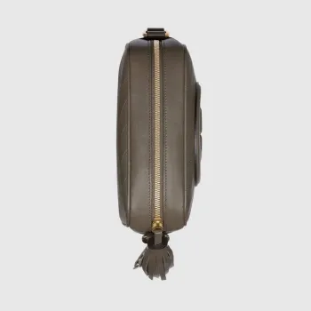 Gucci 742360 Gucci Blondie malá kabelka přes rameno Hnědá kůže