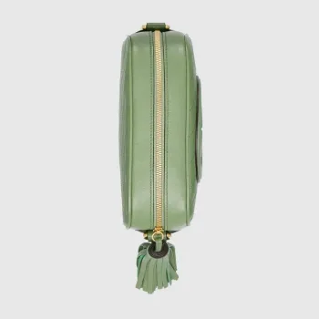 Gucci 742360 Gucci Blondie malá kabelka přes rameno Zelená kůže