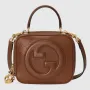 Gucci 744434 Gucci Blondie taška s horním držadlem Cuir kůže