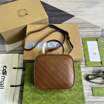 Gucci 744434 Gucci Blondie taška s horním držadlem Cuir kůže