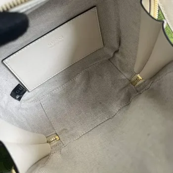 Gucci 744434 Gucci Blondie taška s horní rukojetí Bílá kůže