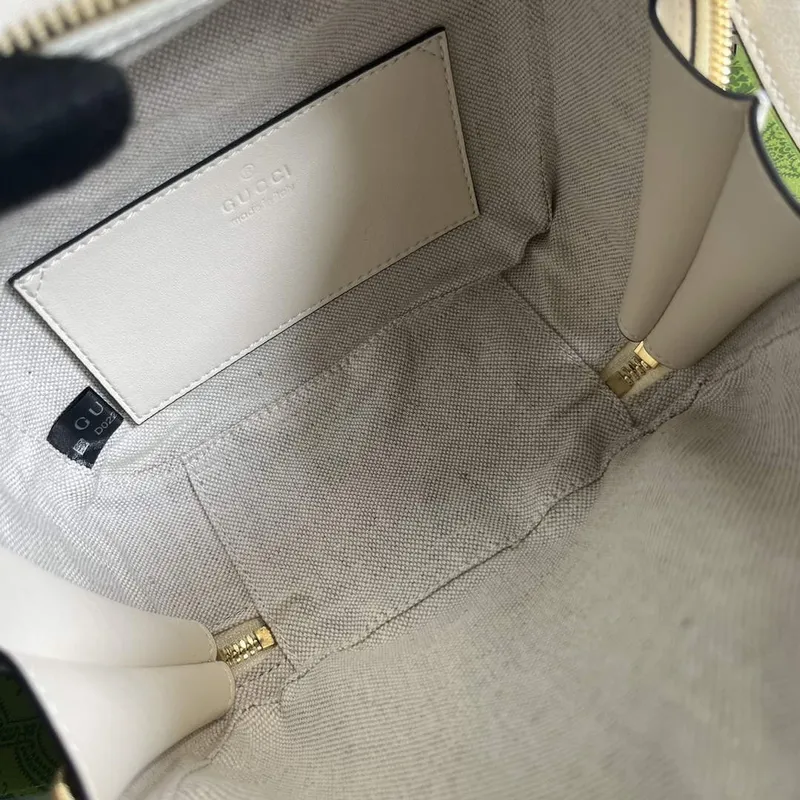 Gucci 744434 Gucci Blondie taška s horní rukojetí Bílá kůže