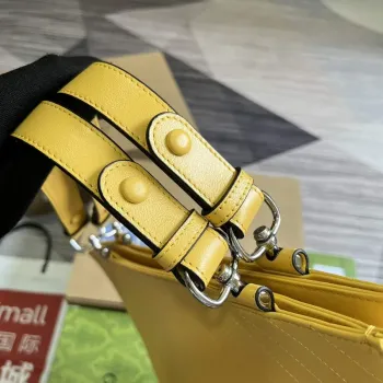 Gucci 751516 Gucci Blondie Střední Tote Taška Žlutá kůže
