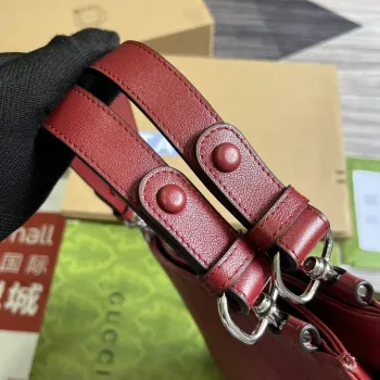 Gucci 751518 Gucci Blondie Malá taška přes rameno Červená kůže