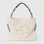 Gucci 751518 Gucci Blondie Malá Taška přes Rameno Bílá kůže