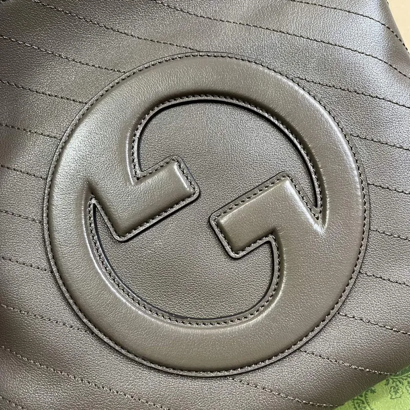 Gucci 751518 Gucci Blondie Malá Taška přes Rameno Hnědá Kůže