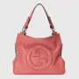 Gucci 751518 Gucci Blondie Malá Taška přes Rameno Růžová Růžová Kůže