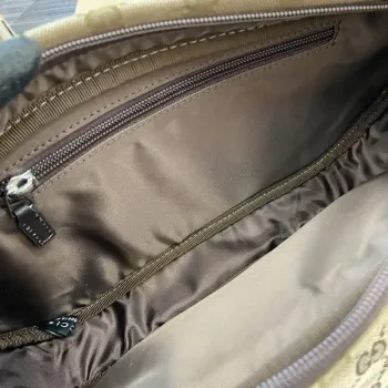 Gucci 802096 Malá taška přes rameno GG Hnědá