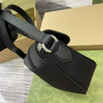 Gucci 802100 Mini GG Crossbody Taška Černá