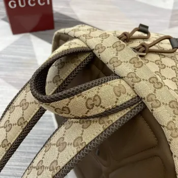 Gucci 800182 Velký batoh s taškou Gucci Hnědý