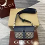 Gucci 795213 GG Super Mini Taška Tmavě Modrá
