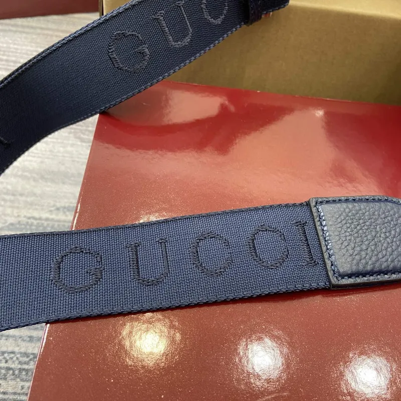 Gucci 795213 GG Super Mini Taška Tmavě Modrá