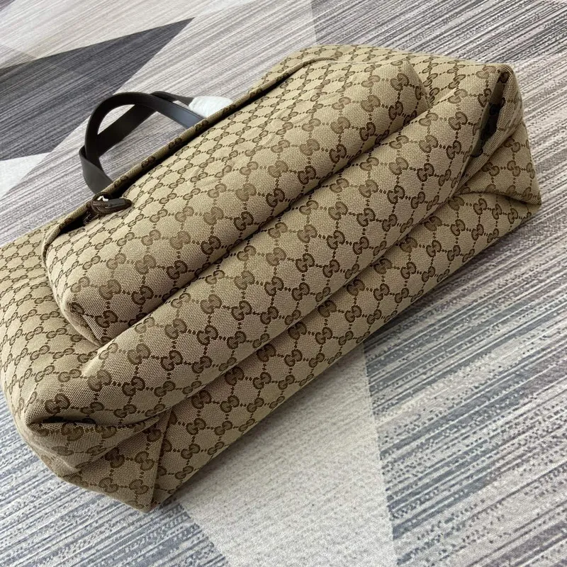 Gucci 802166 Velká GG Taška Hnědá