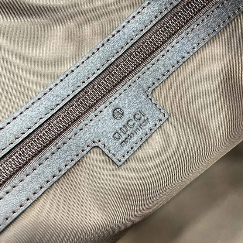 Gucci 802095 Střední GG Duffle Taška Hnědá