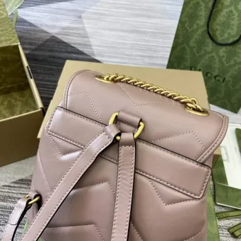 Gucci 777253 GG Marmont Mini Batoh Růžový