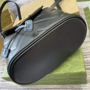 Gucci 777253 GG Marmont Mini Batoh Černý