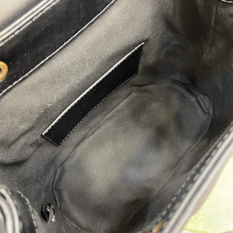 Gucci 777253 GG Marmont Mini Batoh Černý