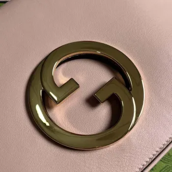Gucci Blondie Medium taška s horním uchopem 721172 Růžová