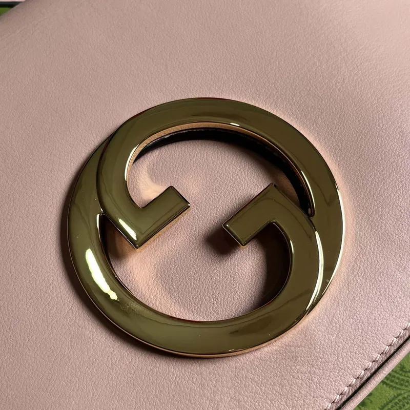Gucci Blondie Medium taška s horním uchopem 721172 Růžová