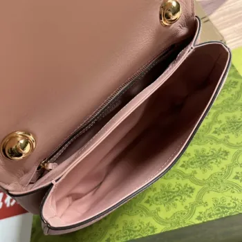 Gucci Blondie Medium taška s horním uchopem 721172 Růžová