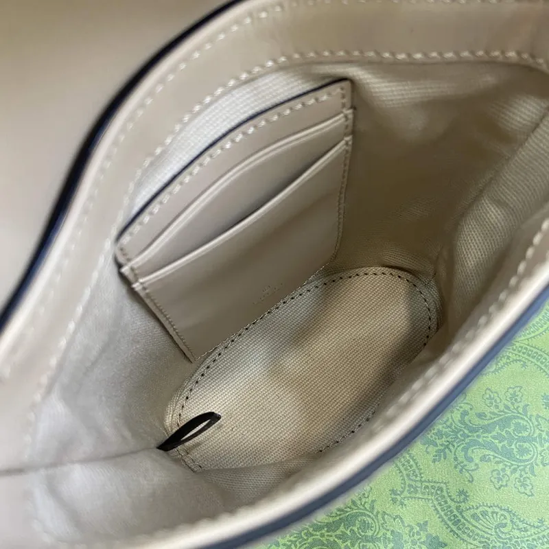 Gucci 772795 GG Super Mini Bucket Bag Světle béžová