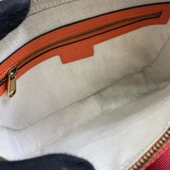 Gucci 699439 Ophidia GG Malá Krosbody Taška Jasně oranžová
