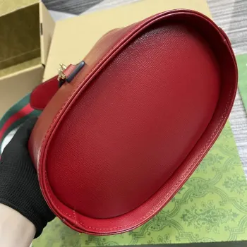 Gucci 782908 Mini Bucket Ramenní Taška Červená