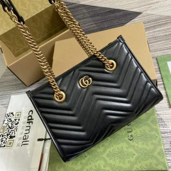 Gucci 779727 GG Marmont malá taška přes rameno černá
