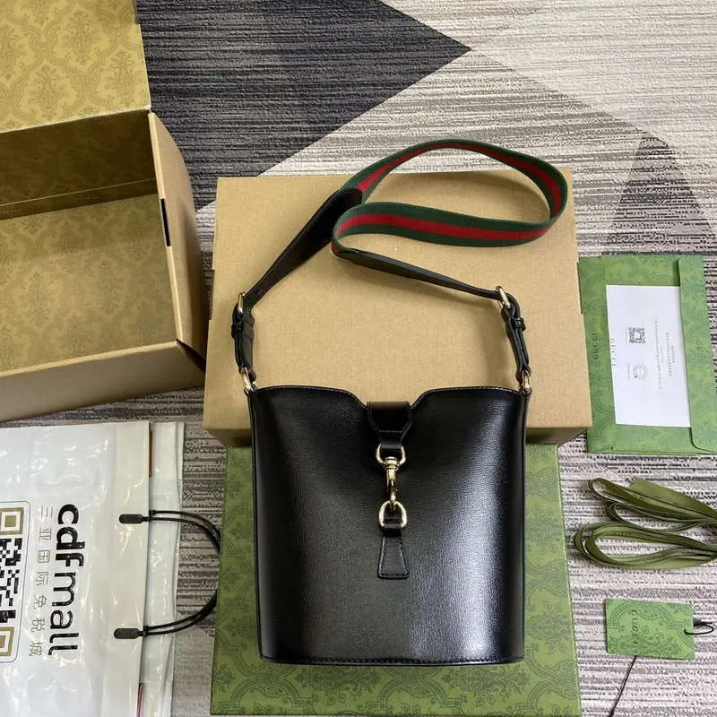 Gucci 782908 Mini Bucket Shoulder Bag Černá