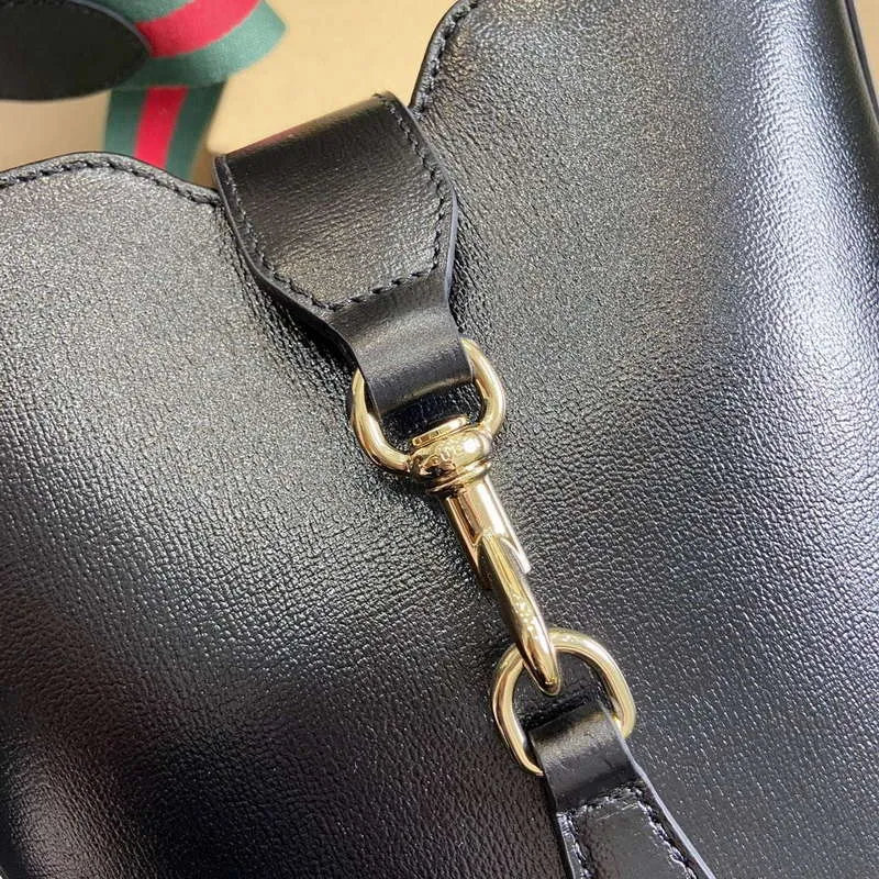 Gucci 782908 Mini Bucket Shoulder Bag Černá