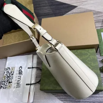 Gucci 782908 Mini Bucket Shoulder Bag Slonová kost